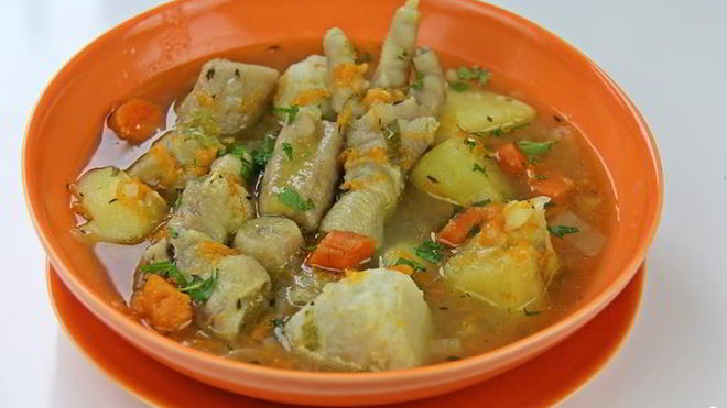 Рецепт Суп из куриных лапок