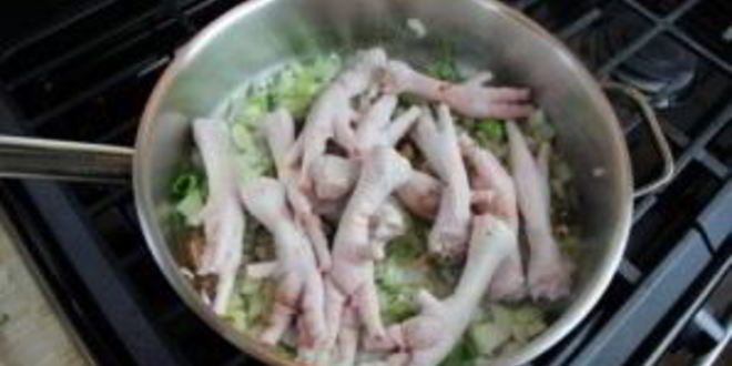 Рецепт супа иза куриных лапка