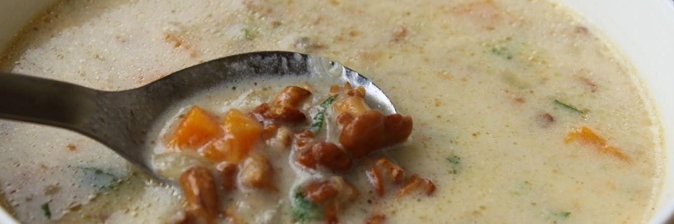 Рецепт Суп из лисичек с сыром