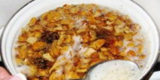 Рецепт суп из лисичек с сыром