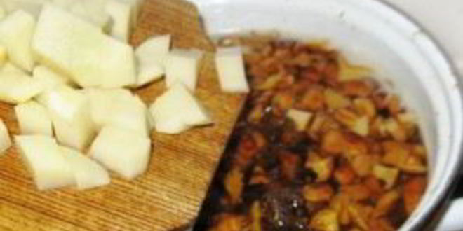 Рецепт суп из лисичек с сыром