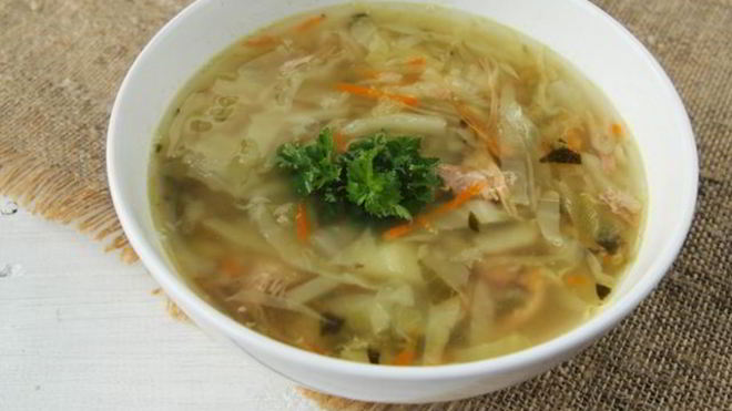 Рецепт Суп из молодой капусты