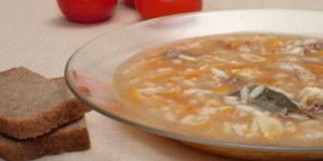 Рецепт суп из морского языка с овощами