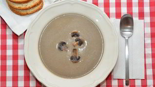 Рецепт Суп из шампиньонов со сливками