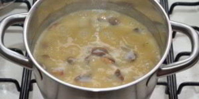 Рецепт суп из шампиньонов со сливками