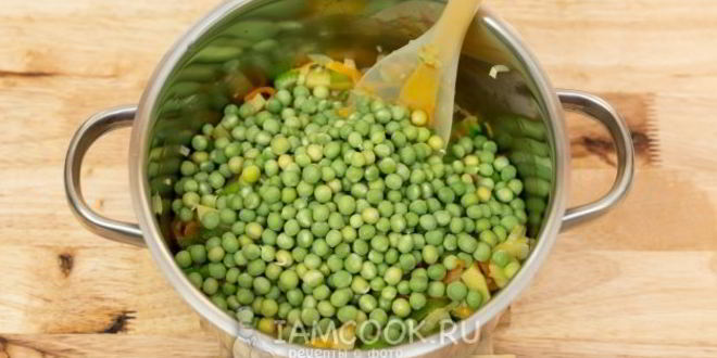 Рецепт суп из свежего зеленого горошка