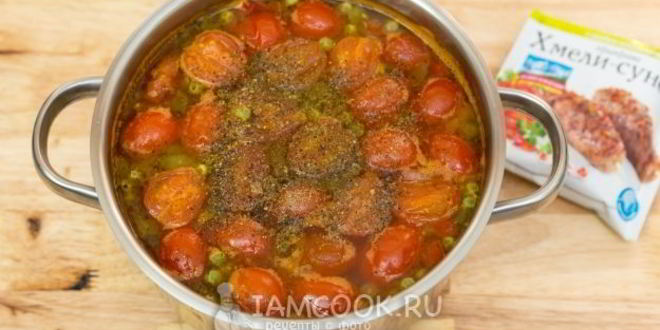 Рецепт суп из свежего зеленого горошка