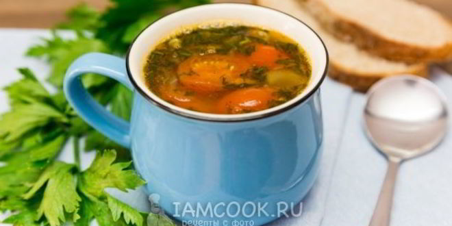 Рецепт суп из свежего зеленого горошка