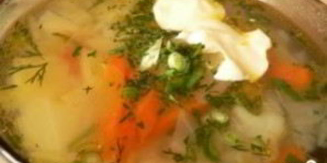 Рецепт суп из свежей капусты