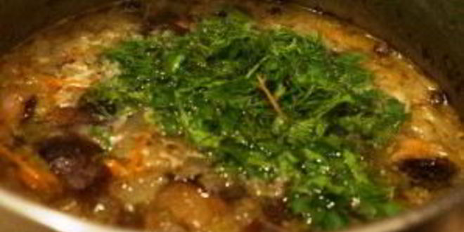 Рецепт суп из свежих подберезовиков