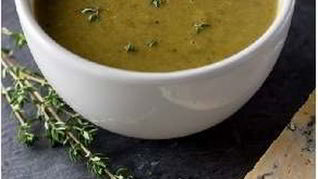 Рецепт Суп из сыра с плесенью и шпината