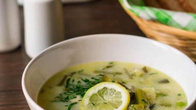 Рецепт Суп из зеленых овощей с курицей