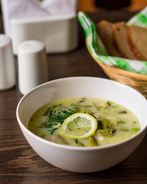 Суп из зеленых овощей с курицей