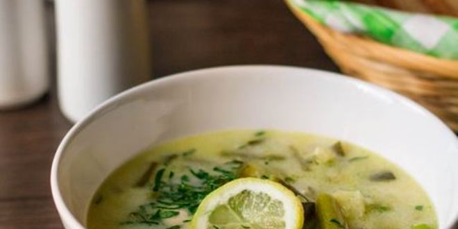 Рецепт суп из зеленых овощей с курицей