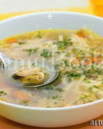 Суп-лапша с морепродуктами