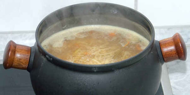 Рецепт суп-лапша с морепродуктами