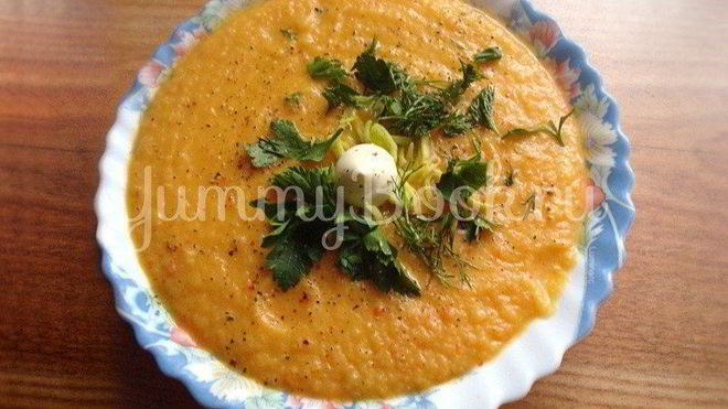 Рецепт Ароматный овощной суп-пюре