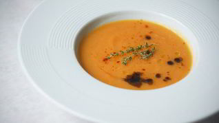 Рецепт Бархатный суп-пюре из тыквы