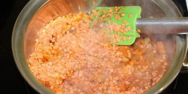 Рецепт чечевичный суп-пюре с тофу