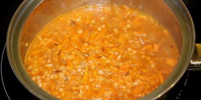 Рецепт чечевичный суп-пюре с тофу