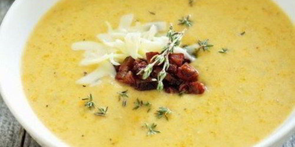 Рецепт картофельный суп-пюре с гренками