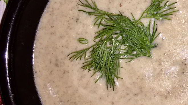 Рецепт Душевный грибной суп-пюре