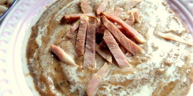 Рецепт фасолевый суп-пюре на основе ржаного хлеба