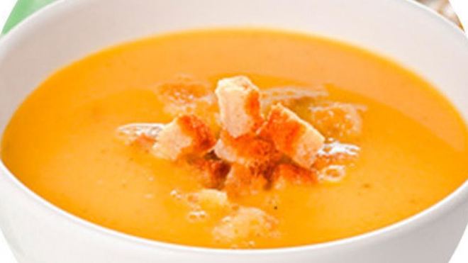 Рецепт Гороховый суп-пюре с сухариками