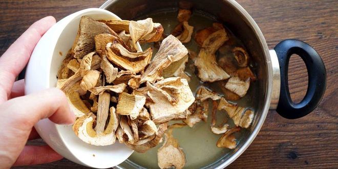 Рецепт грибной суп-пюре со сливками