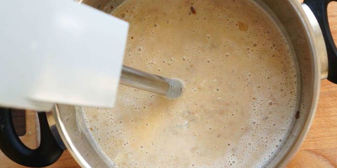 Рецепт грибной суп-пюре со сливками