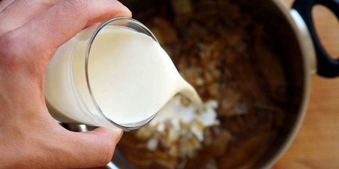 Рецепт грибной суп-пюре со сливками