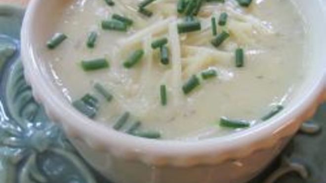 Рецепт Картофельный суп-пюре с гренками