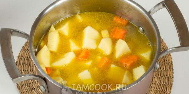 Рецепт картофельный суп-пюре с корнем сельдерея