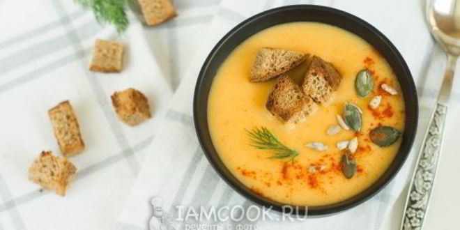 Рецепт картофельный суп-пюре с корнем сельдерея