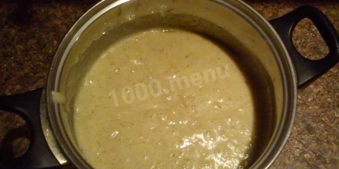 Рецепт картофельный суп-пюре с водяным крессом