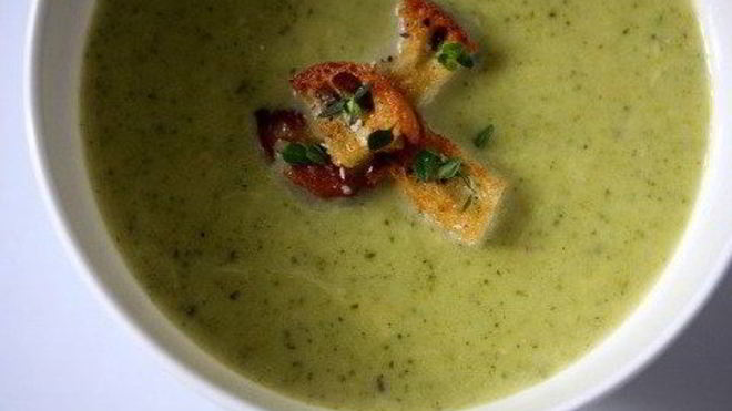 Рецепт Куриный суп-пюре с брокколи