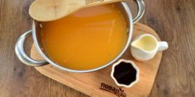 Рецепт куриный суп-пюре с макаронами