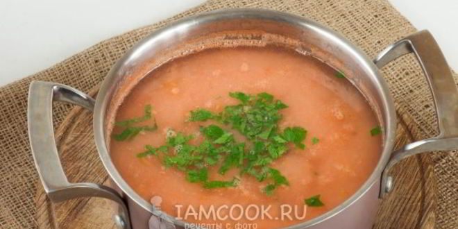 Рецепт монастырский суп-пюре