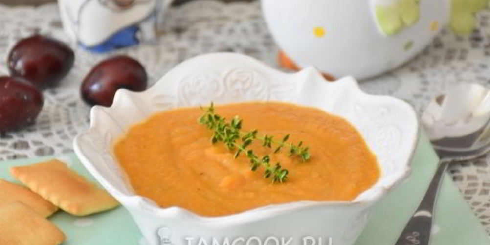 Рецепт морковный суп-пюре с кориандром