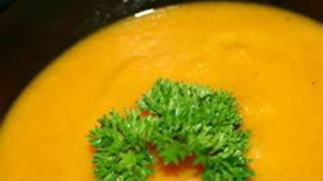 Рецепт Морковный суп-пюре с имбирем