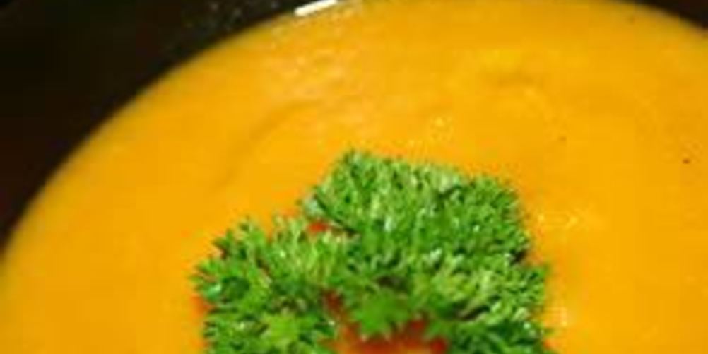 Как приготовить морковный суп-пюре с имбирем
