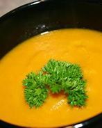 Морковный суп-пюре с имбирем