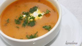 Рецепт Морковный суп-пюре с кориандром