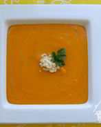 Морковный суп-пюре с овсянкой