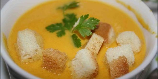Рецепт морковный суп-пюре