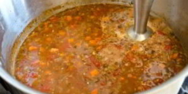 Рецепт мясной суп-пюре