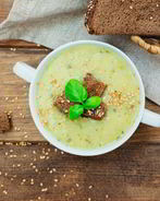 Нежный суп-пюре из кабачков