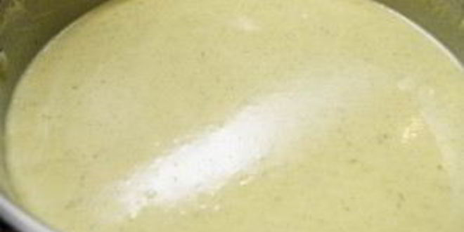 Рецепт овощной суп-пюре с брокколи