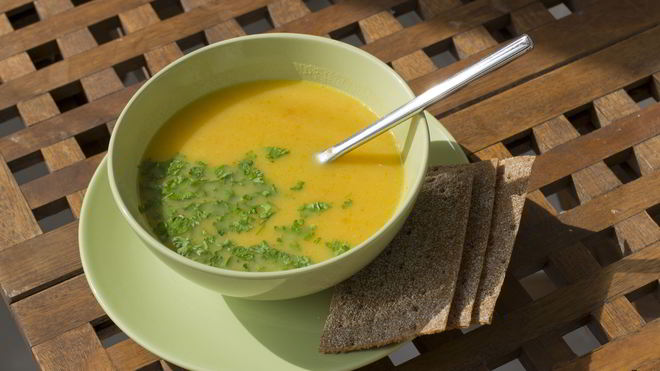 Рецепт Овощной суп-пюре со сливками