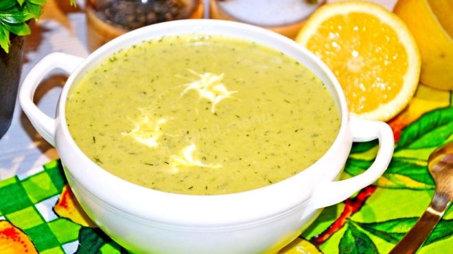 Рецепт Постный суп-пюре из зеленого горошка